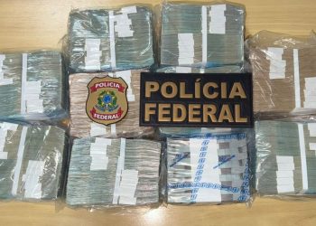 Combate a cr1mes eleitorais: PF prende homem com arma e quase R$ 1 milhão em Manaus