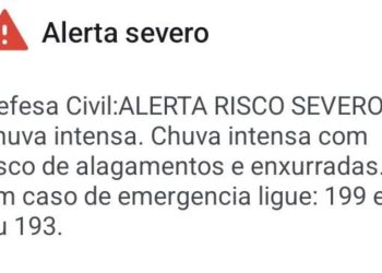 Defesa Civil emite alerta severo para chuva forte, alagamentos e enxurradas em Manaus