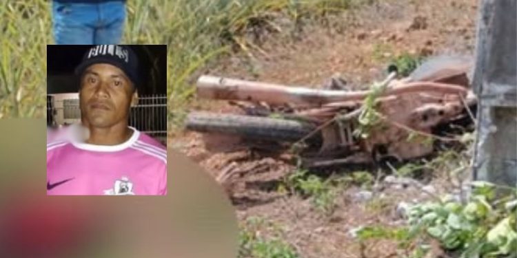 Homem m0rr3 após perder controle de moto e b4ter contra poste em Itacoatiara