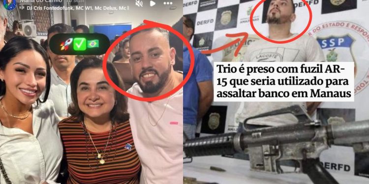 Cabo eleitoral de Maria do Carmo, preso suspeito de tráfic0 com 2,5 toneladas de skunk, já havia sido detido por assalto a banco