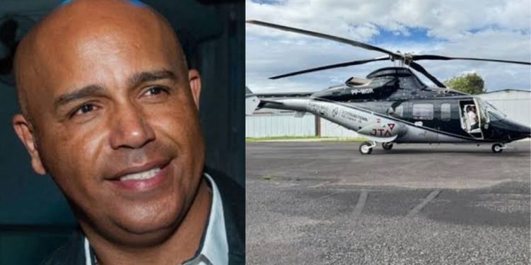 Helicóptero com Rick, da dupla com Renner, some na Serra de SC