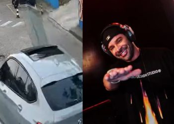 Vídeo mostra DJ Dabi Brasil atropelando e matand0 homem que dormia na rua nesta sexta-feira (9)