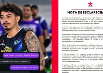 PT vai ao TRE-AM após influenciador alegar oferta de R$ 100 mil para apoiar Lula