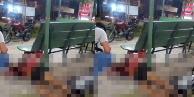 Vídeo: suspeit0 de r0ubo de moto se choca contra grade do T5 em Manaus