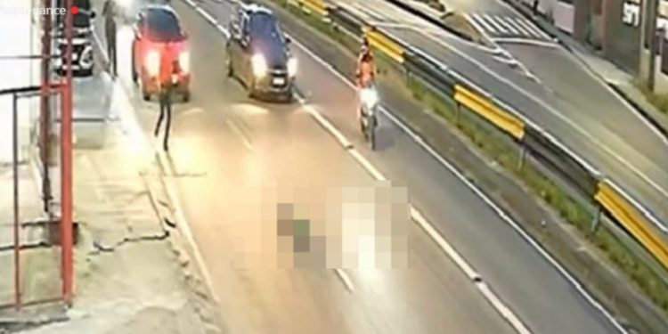 Vídeo forte: veja momento em que menino é atr0pelado por carro em Manaus
