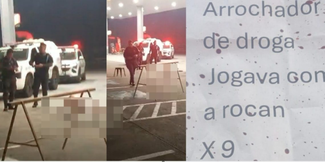 Vídeo forte: suspeit0s de arr0cho são metralhad0s em posto de combustível em Manaus