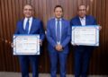 Presidente da Aleam, Adjuto Afonso, entrega Título de Cidadão do Amazonas a dirigentes do Cieam