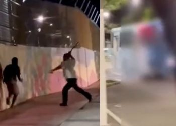 Vídeo: homem furta pacote de biscoito, corre do dono do mercadinho e acaba atr0pelado