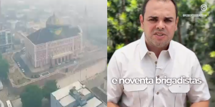Roberto Cidade mostra pedidos feitos em julho para o governo federal para combate às queimadas e seca no AM