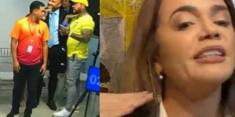 Vídeo: Salazar e Kidson Maria são denunciados por Alessandra Campelo por gesto violento em debate da TV