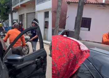 Vídeo: Motorista atr0pel@ motociclista, é pers3guid0 por entregadores e agr3did0 com cap@cetad@s em Manaus