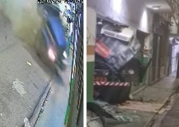 Vídeo: veja momento em que cavalinho mecânico desgovernado invade loja no Centro de Manaus