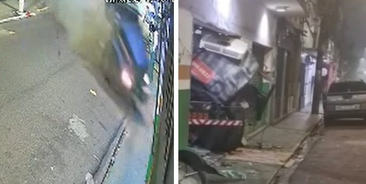 Vídeo: veja momento em que cavalinho mecânico desgovernado invade loja no Centro de Manaus