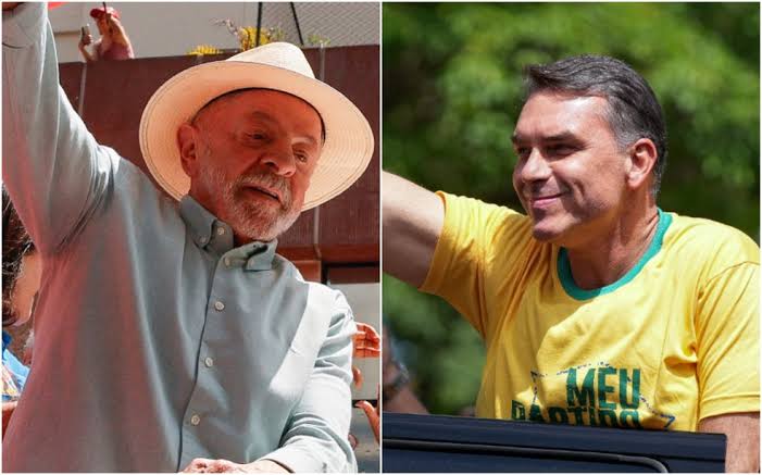Flávio Bolsonaro e Lula se enfrentam no segundo turno no dia 25 de outubro