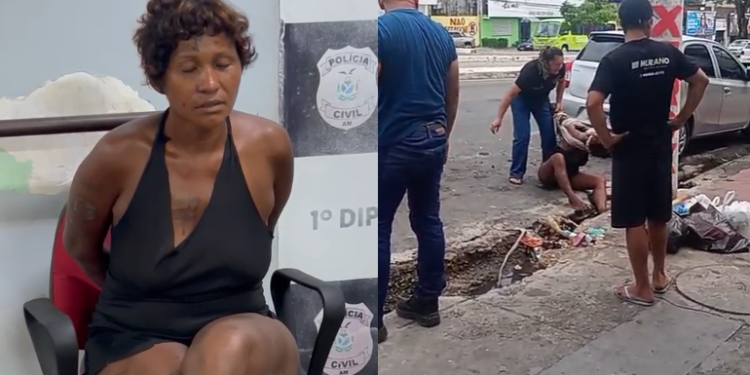‘Furou uma jovem’: Mulher é pr3sa após ‘do nada’ e$faqu3ar menina de 17 anos em moto em Manaus; veja
