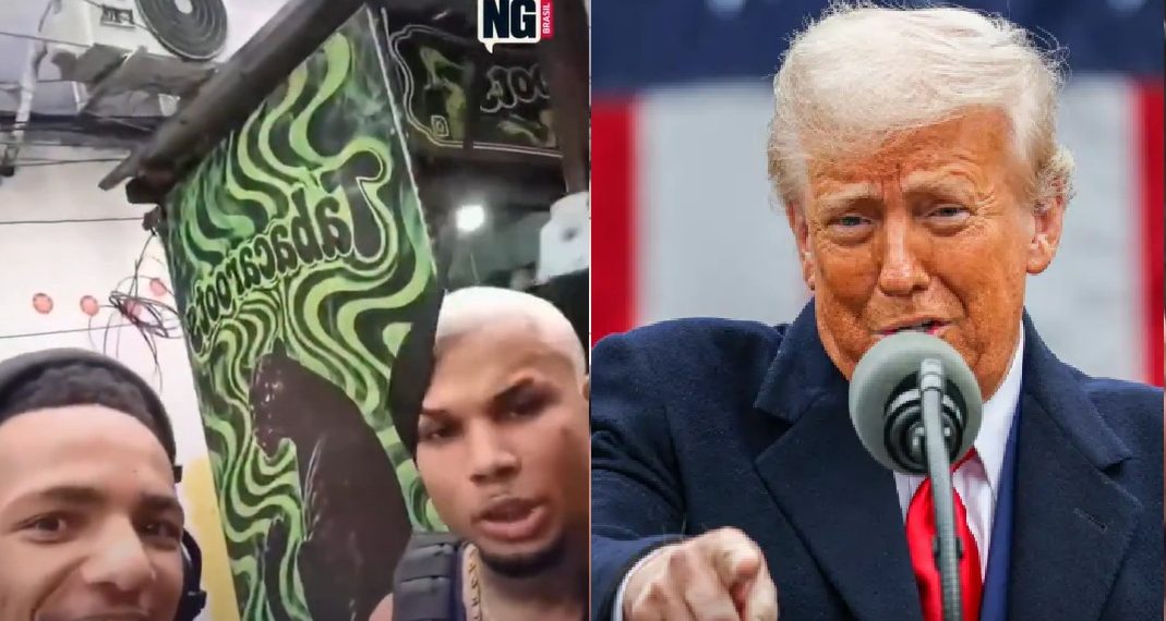 Vídeo: criminos0s do CV gravam vídeo ameaçand0 Donaldo Trump: ‘te esperando aqui’
