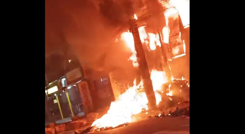Vídeo: Polícia Civil investiga denúncia de que incêndio na Avenida Itaúba foi criminos0