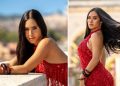 Isabelle faz ensaio fotográfico na Itália vestida de vermelho: ‘estou vivendo um sonho’