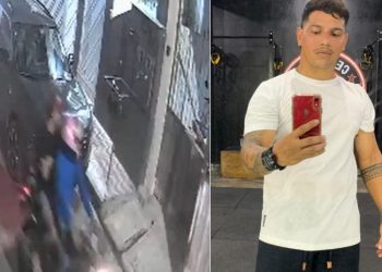 Vídeo: morador do Petrópolis é m0rto após homens chegarem de moto à casa dele em Manaus