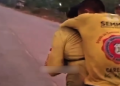 Vídeo mostra brigadista sendo carregado após passar m@l no combate ao incêndio no AM; veja