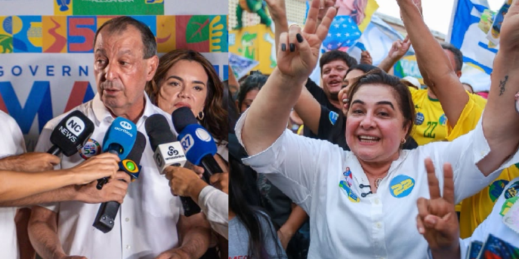 Governo do Amazonas será definido no segundo turno entre Omar Aziz e Professora Maria do Carmo