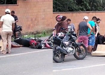 ‘Tô me tremend0’, diz testemunha de ac1dente após motociclista p3rder a perna no Tarumã; vídeo