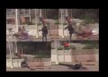 Vídeo: policial tenta dar voadeira em casal de moto, mas acaba no chão no Amazonas