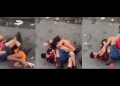 Vídeo épico: travesti reage e humilha flamenguista no chão em frente ao Bar do Jamanta