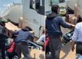 Vídeo: motoqueiro vai parar embaixo de caminhão em plena Avenida Rodrigo Otávio