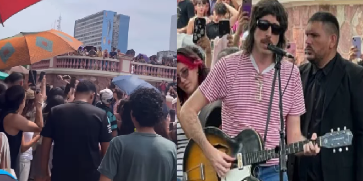 Vídeo: Artista paulista cobra ingresso de quase R$ 900, povo reclama e ele faz ‘pocket show’ gratuito em Manaus