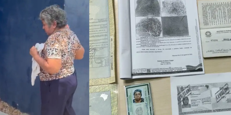 Idosa é pr3sa suspeita de acumular identidades falsas para fraudar INSS, bancos e votar várias vezes em Manaus