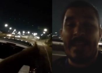 Professor flagra homem ateando fogo em vegetação e o confronta na Avenida das Flores