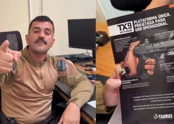Sargento Loiola anuncia compra de 250 pistolas TX-9 para armar novos guardas municipais de Manaus